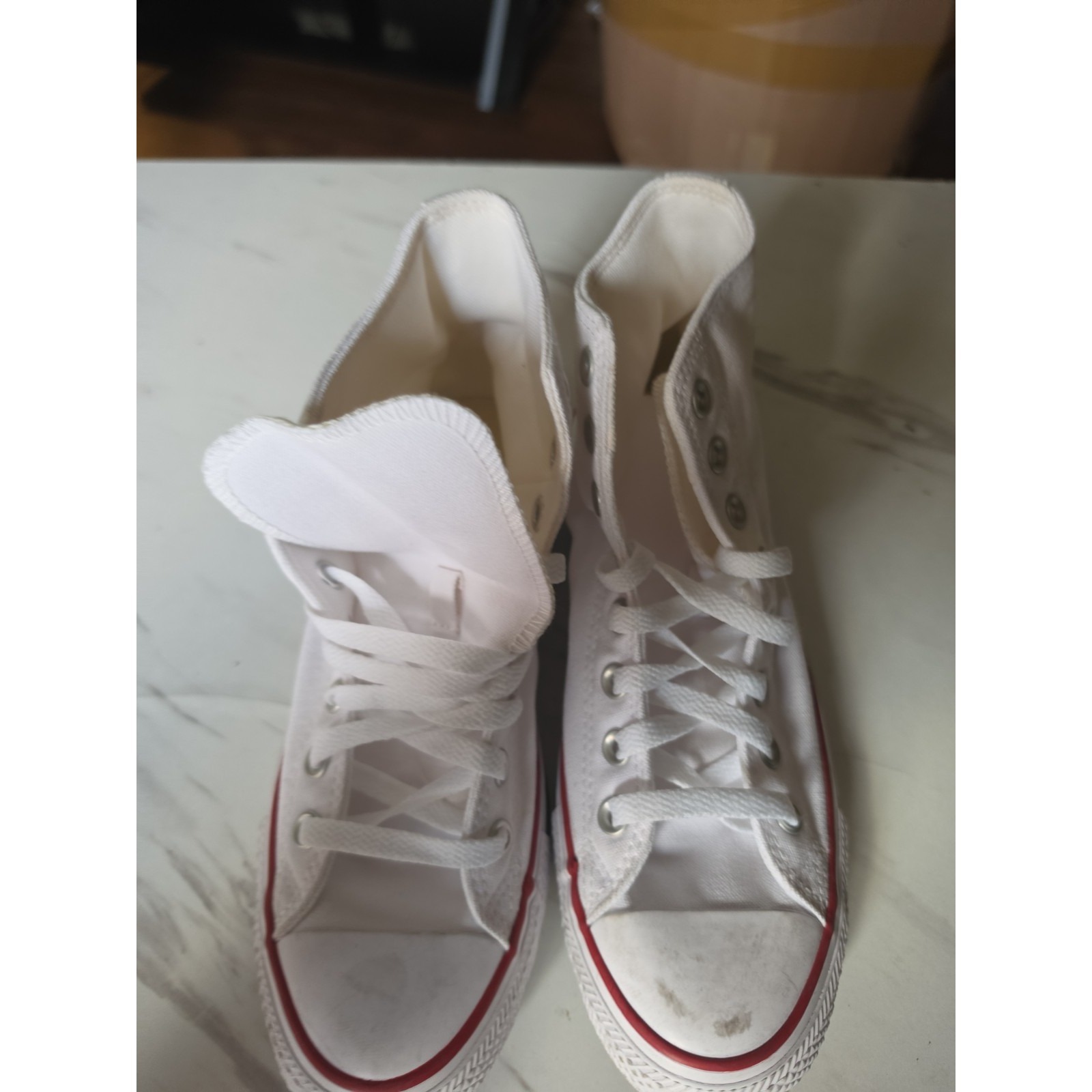 Size 7 - Converse Chuck Taylor All Star Hi High Classic White